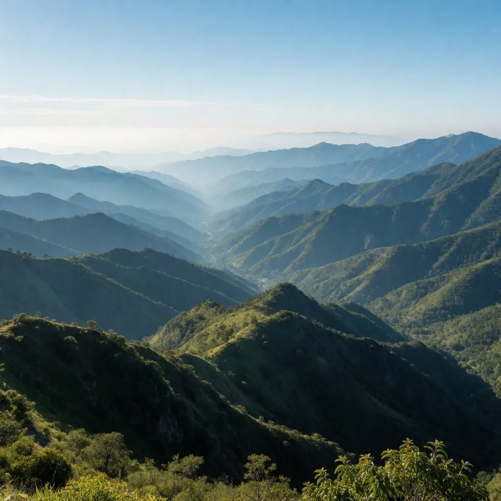 Paisaje natural para ejercitar la visión a larga distancia