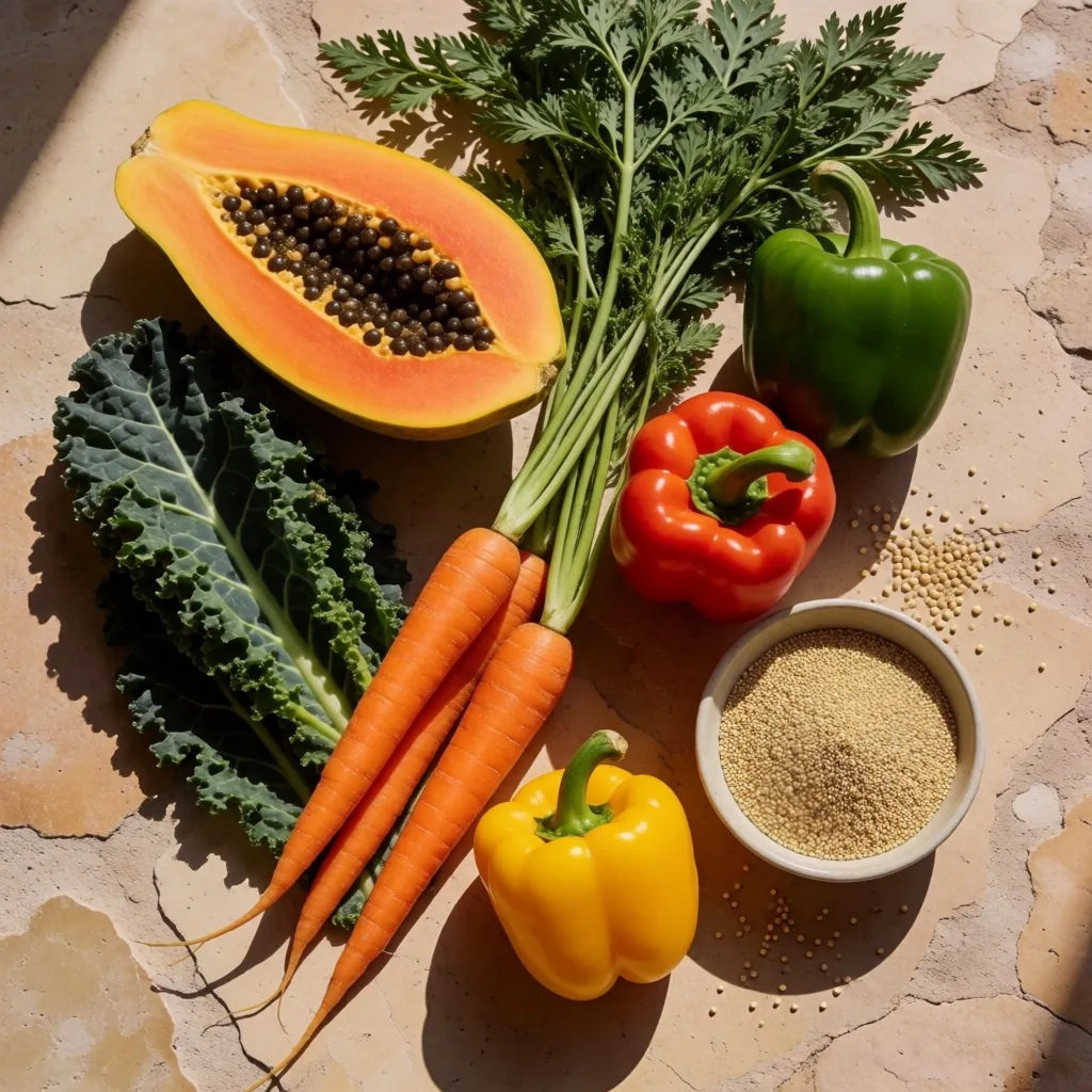 Alimentos ricos en nutrientes para la vista